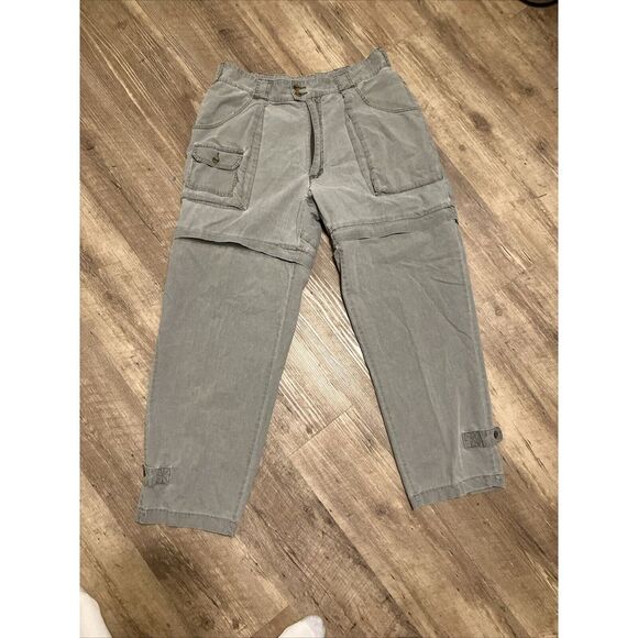 Cabela's Convertible Zip-Off Cargo Pants Shorts Men's 38 grey‎ cotton - Picture 1 of 12